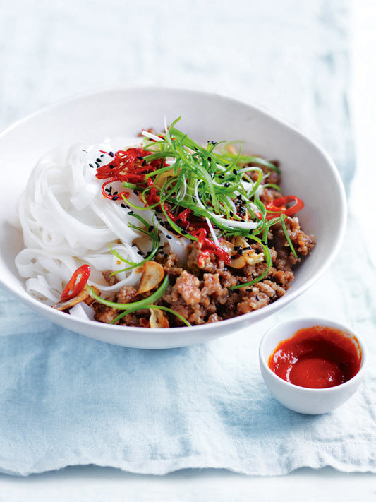 Chilli & Ginger Pork Noodles - Donna Hay