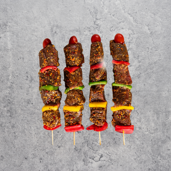**FROZEN** - Fishwives Own CAPE GRIM BEEF TENDERLOIN Shashliks