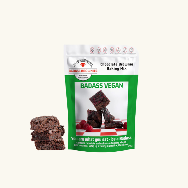 Bake.It.Yourself. Vegan Chocolate Brownie Baking Mix - Badass Brownies