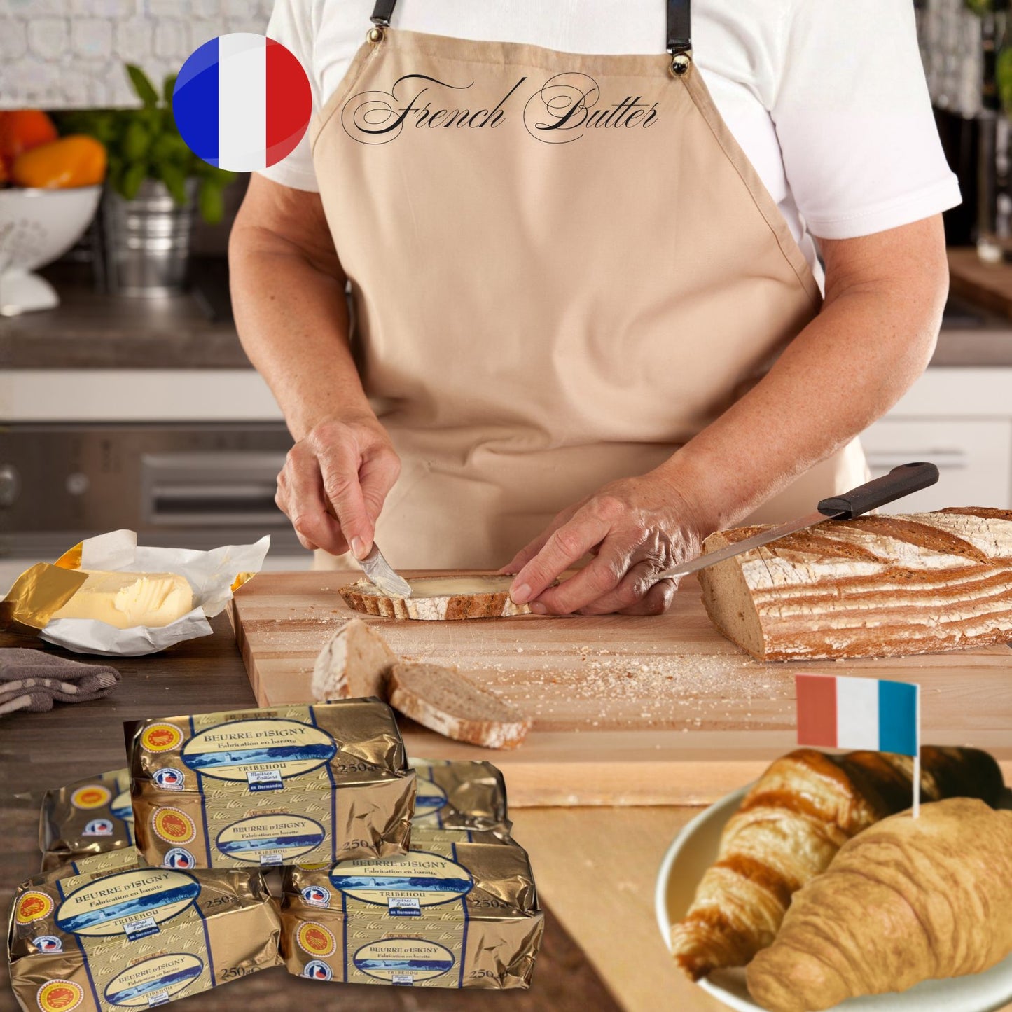 Beurre d’Isigny Tribehou - French Butter (UnSalted) 250g