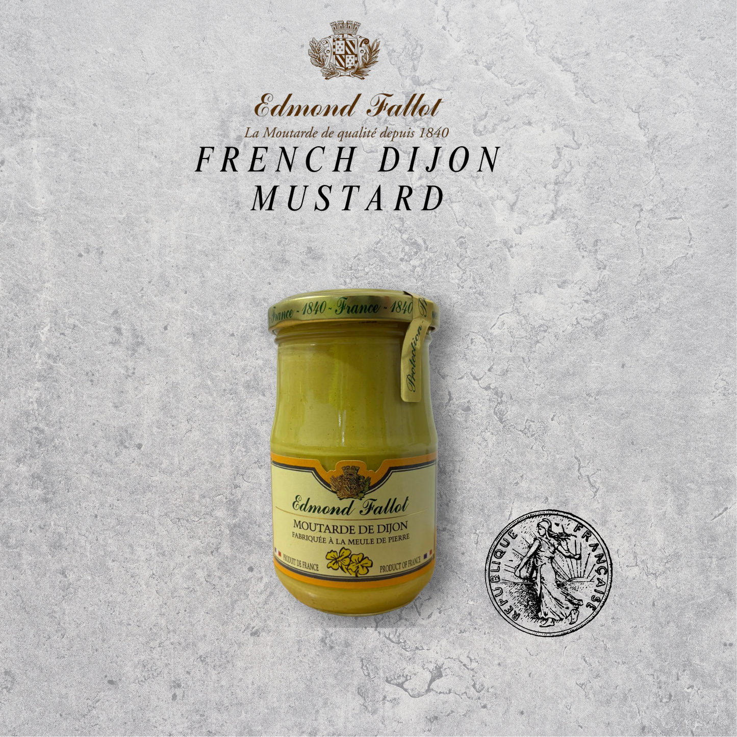 Moutarde Dijon Fallot Bocal