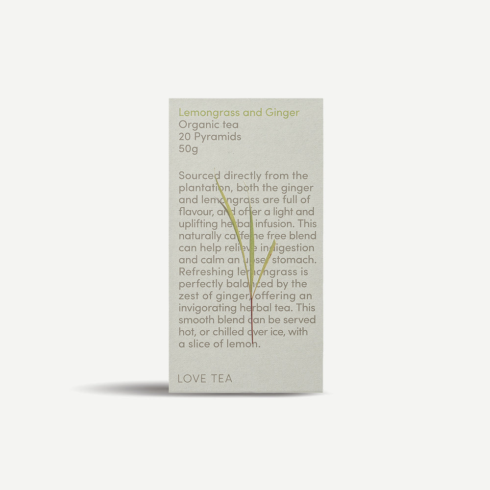 Lemongrass & Ginger Pyramids 1 Box x 20 Pyramid bags