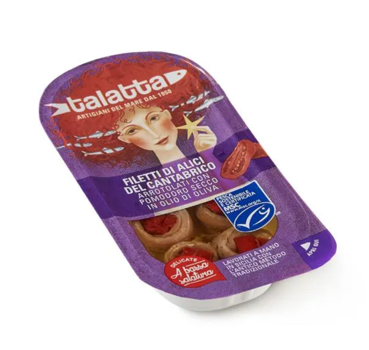 Talatta Anchovies Sundried Tomato 40g