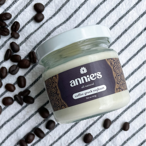 Single Serve Coffee Greek Yoghurt - 120g Annie's All Natural