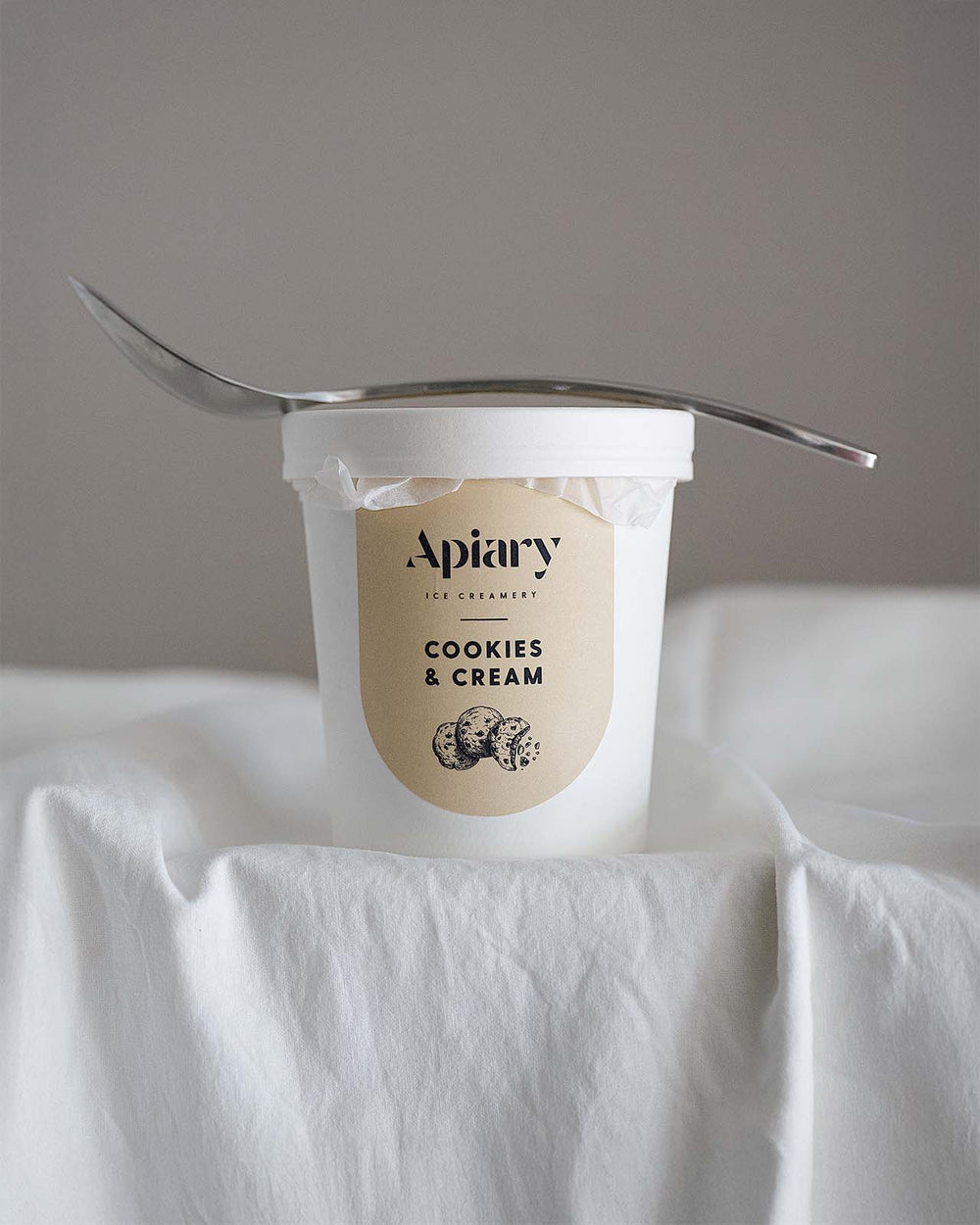 Cookies & Cream Ice Cream | Homemade Ice Creamery | Apiary Singapore