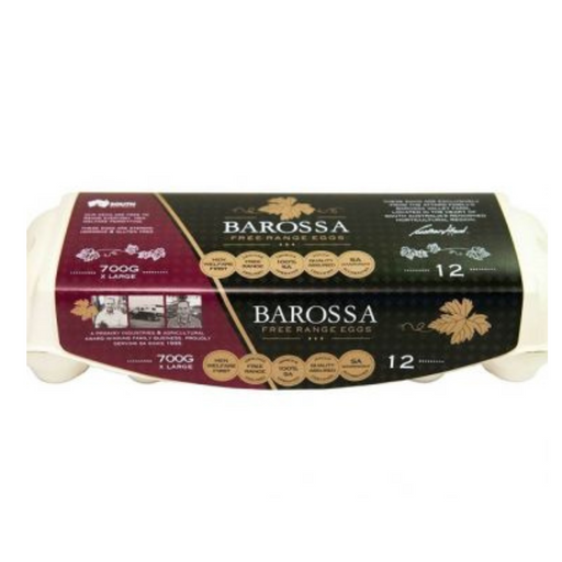 Barossa Valley Free Range Eggs (12/tray)