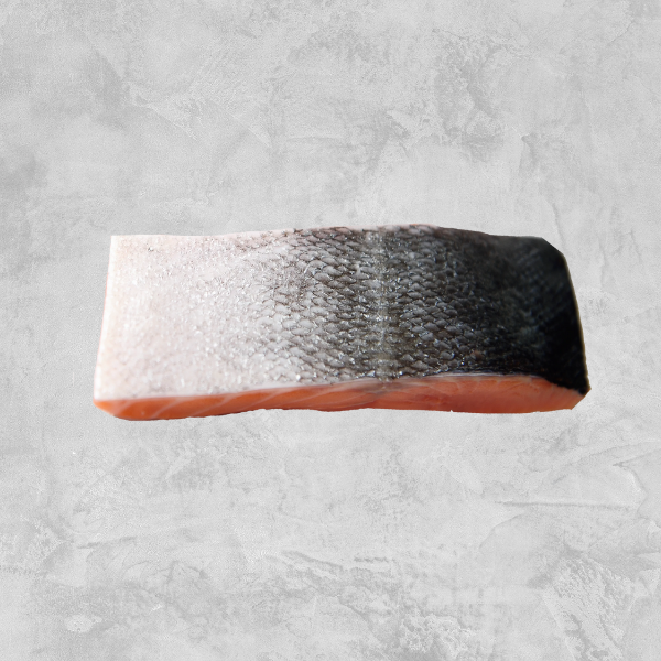 skin on single salmon fillet