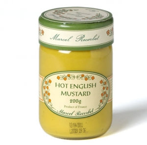 Hot English Mustard 200g - MARCEL RECORBET - The Fishwives Singapore