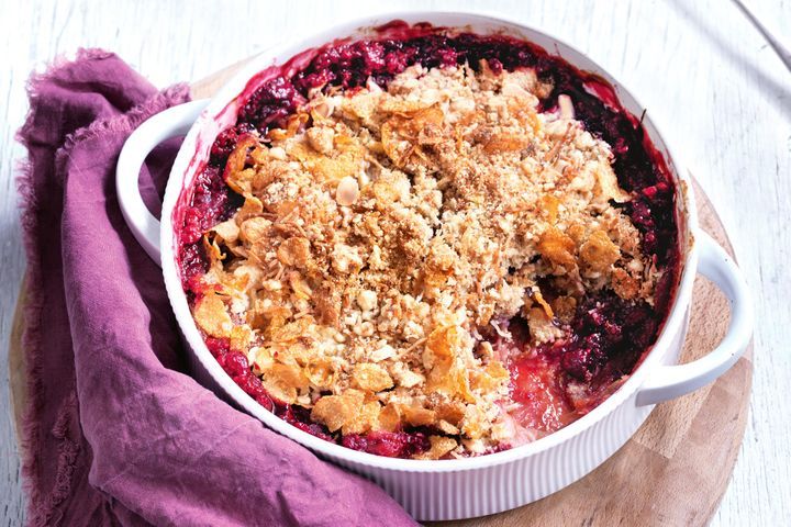 Rhubarb & Apple Crumble