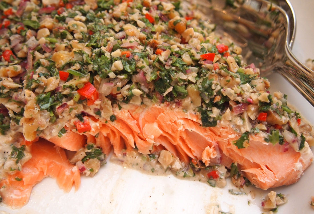 Greg Malouf's Salmon Tarator