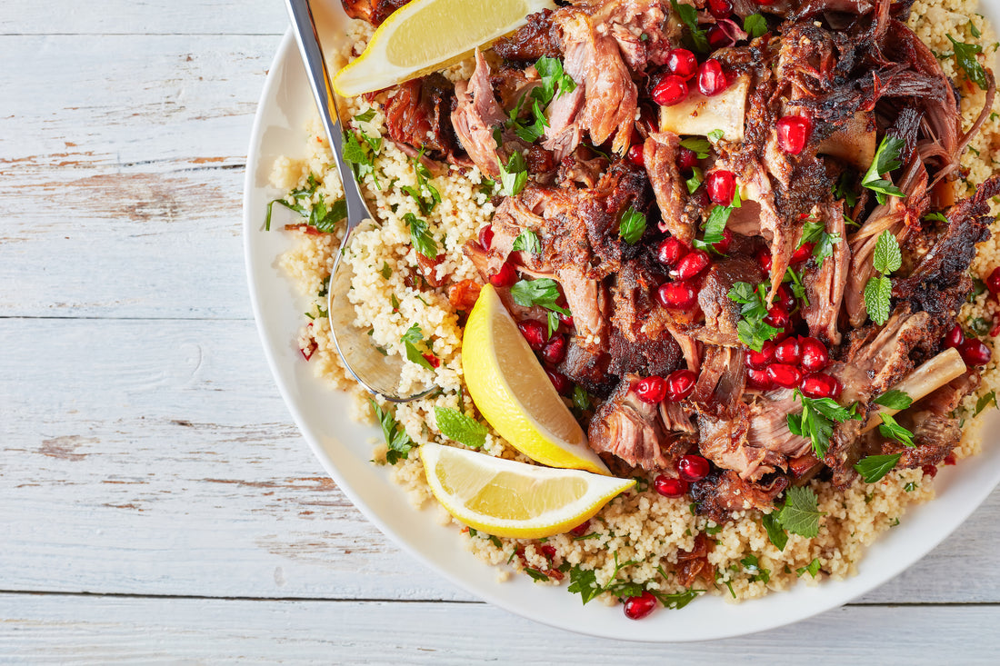 Shredded Slow Cooked Lamb