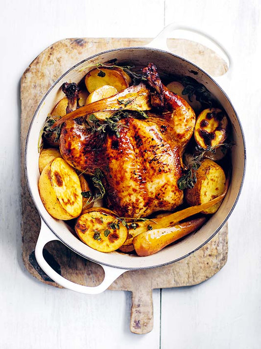 Donna Hay's - Balsamic Pot Roast Chicken