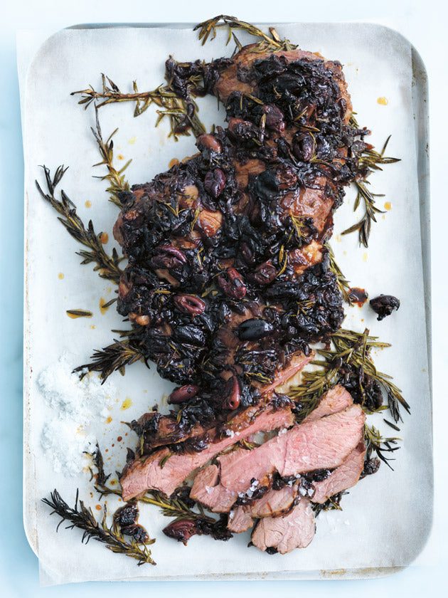 Caramelised Onion & Olive Roasted Lamb