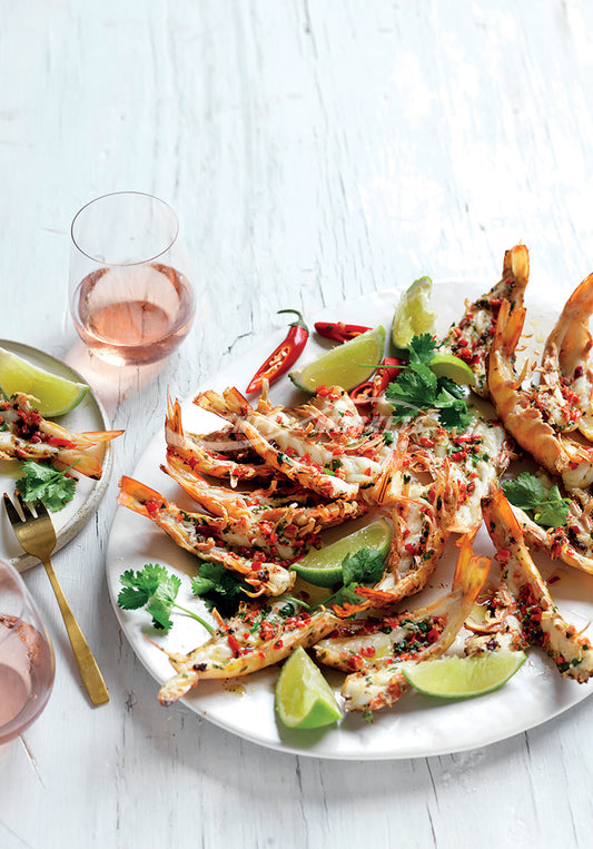 Chilli, Coriander & Lime BBQ Prawns