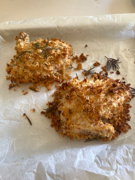 Healthy Chicken Schnitzel - Baked Not Fried!