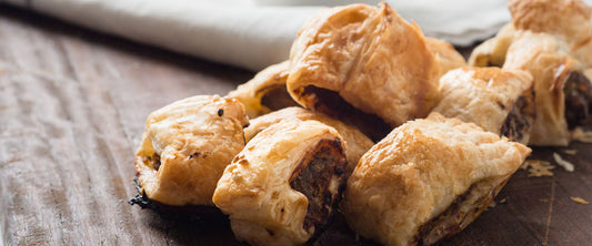 Beef & Caramalised Onion Sausage Rolls