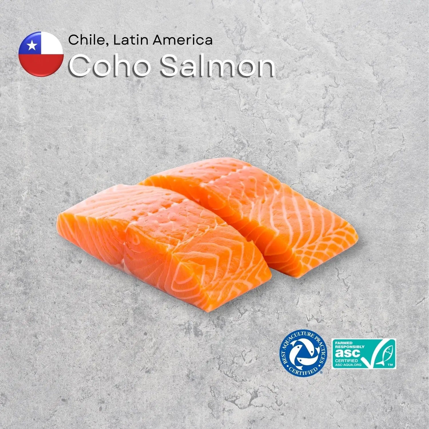 Silversides Chilean Coho Salmon