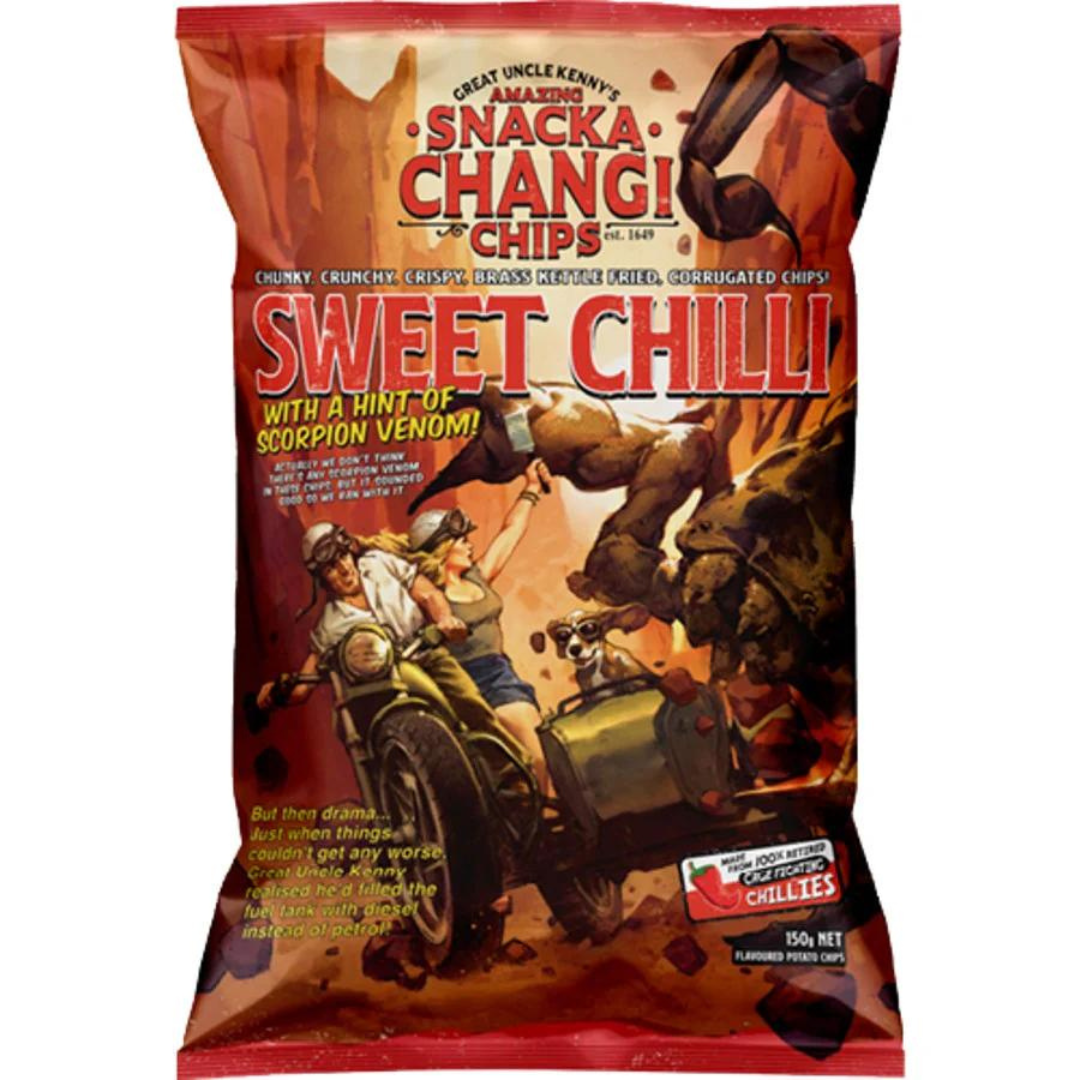 Snackachangi Potato Chips Sweet Chilli 150g