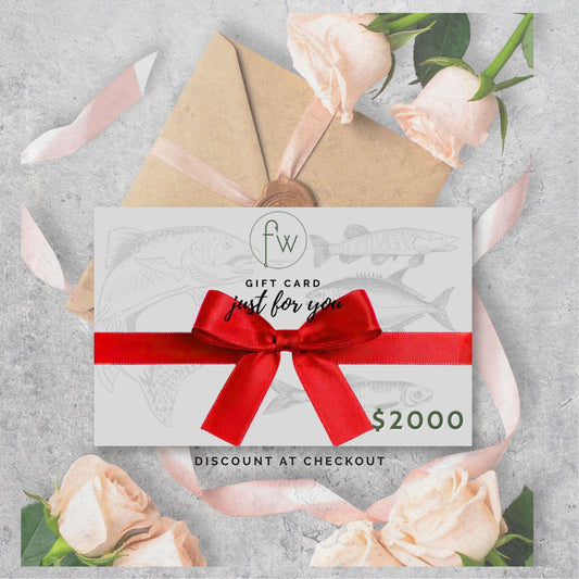 $2000 The Fishwives Digital Gift Card - Pay $1,800 and receive $2,000