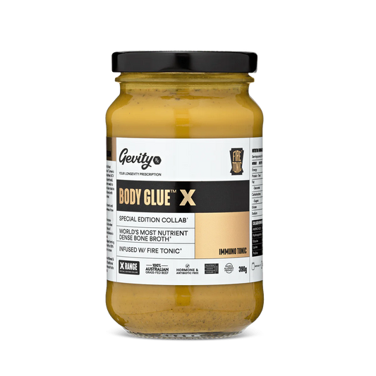 Bone Broth Body Glue X: IMMUNO TONIC - Easy To Drink! 390gm Jar