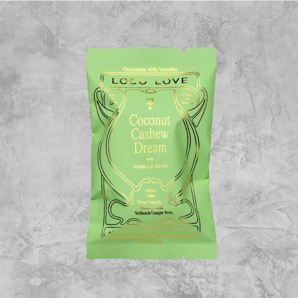 Coconut Cashew Dream - Loco Love Chocolate - Truffle Bar (35g)