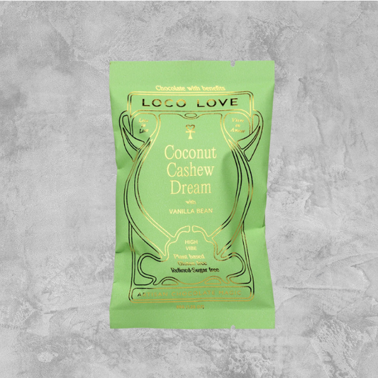 Coconut Cashew Dream - Loco Love Chocolate - Truffle Bar (35g)