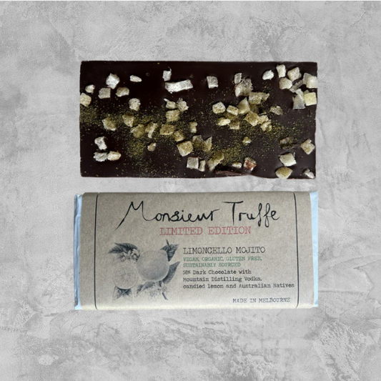 Monsieur Truffe Chocolate - Dark 58% Limoncello Mojito 95g (Limited Edition)