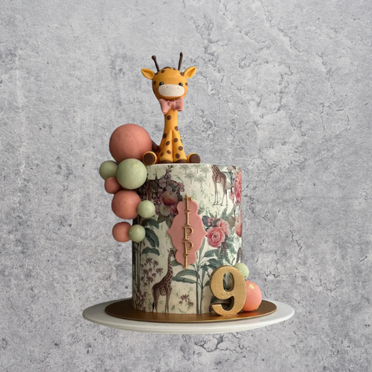 Safari Animals Cake by Miss Muffet Cakes