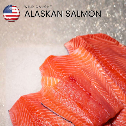Wild Line Caught Alaskan Salmon (IQFrozen) +/-160-170gm