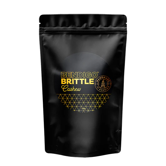 Cashew Nut Brittle 100gm -  Bendigo Brittle Company