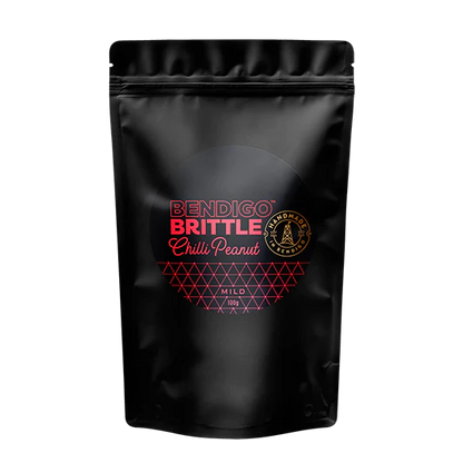 Chilli Peanut Brittle 100gm (Mild) -  Bendigo Brittle Company