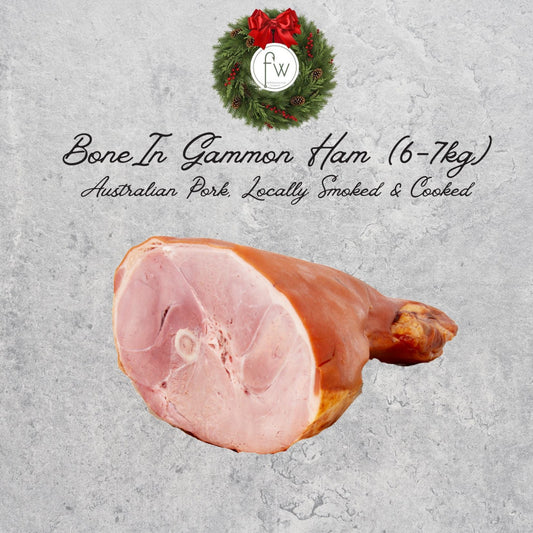 Gammon Ham Skin On Whole Bone-In (6-7 KG)