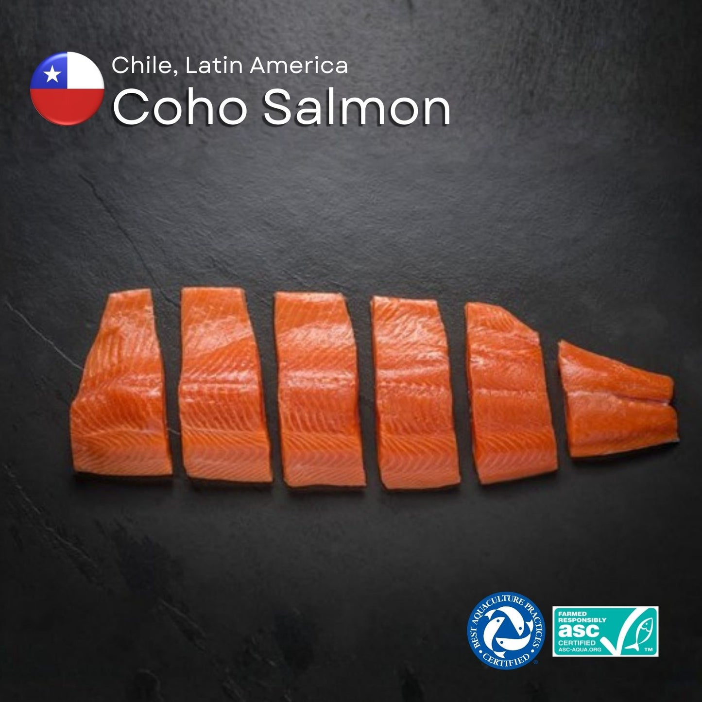 Coho Salmon (IQFrozen) +/-180gm
