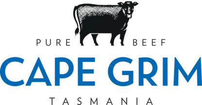 Cape Grim Beef certification badge.