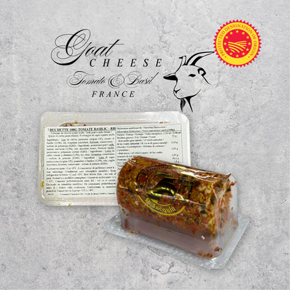 Bûchette Fraîches – French Goat Cheese with Tomato & Basil 100g