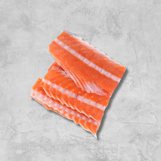 Oganic Canadian Chinook King Salmon Bones (500g+/-) (Frozen))