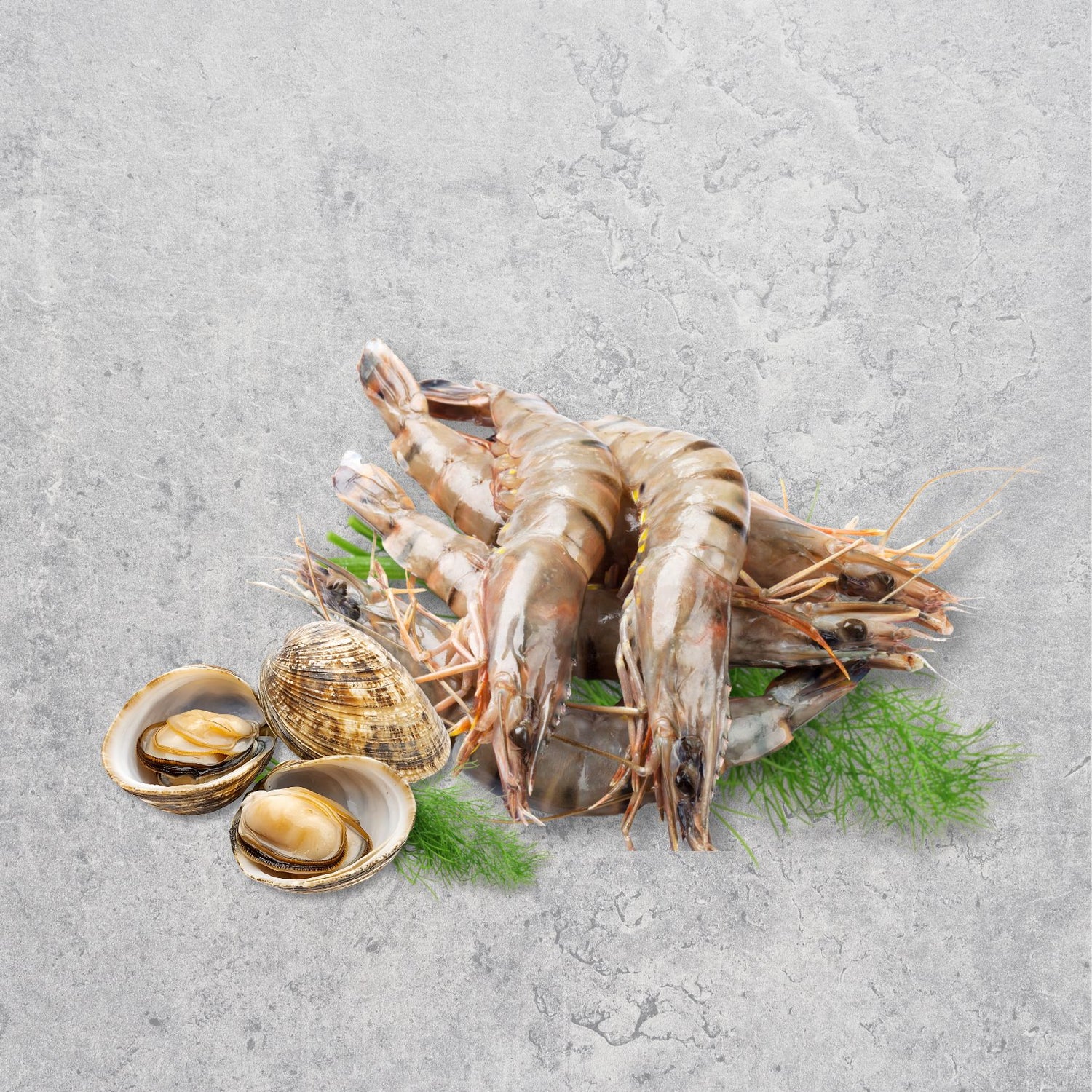 PRAWNS & OTHER SEAFOOD