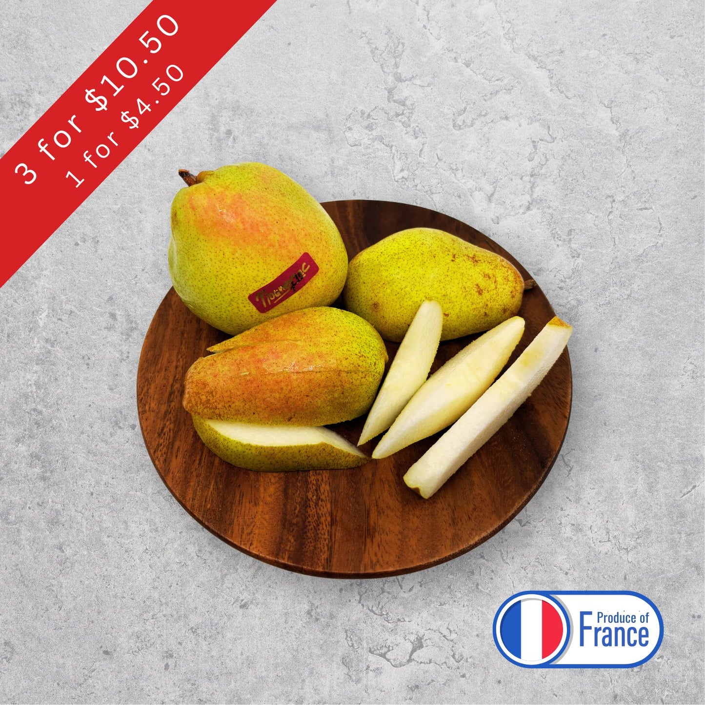 French Comice Rosée  Pears (France)