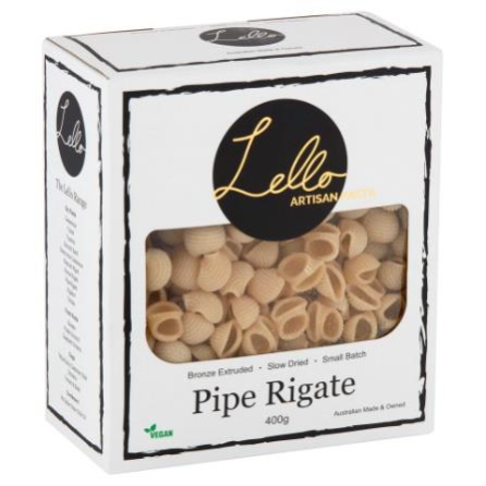 Dried Pasta Pipe Rigate 400g - Lello Artisan Pasta