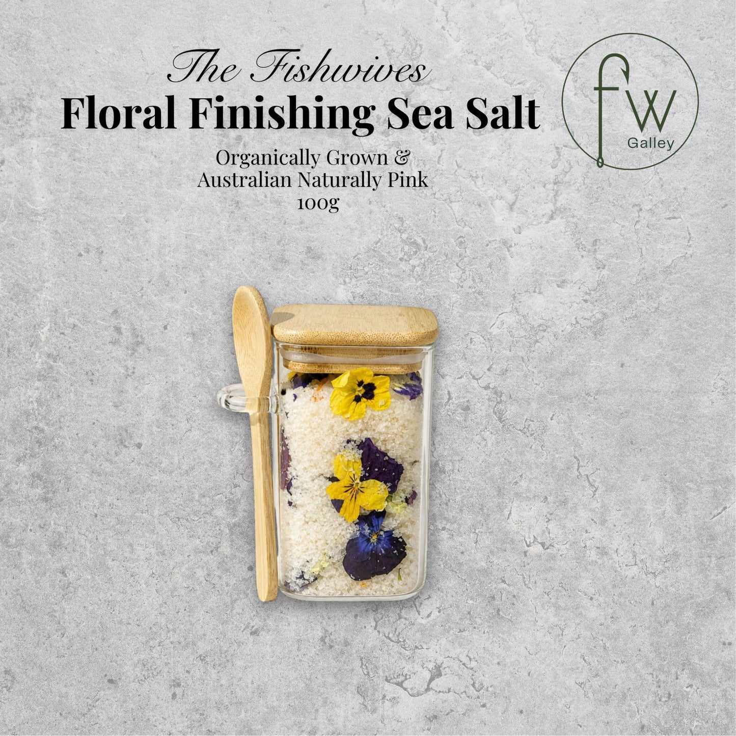 Floral Finishing Sea Salt 100g -The Fishwives Galley