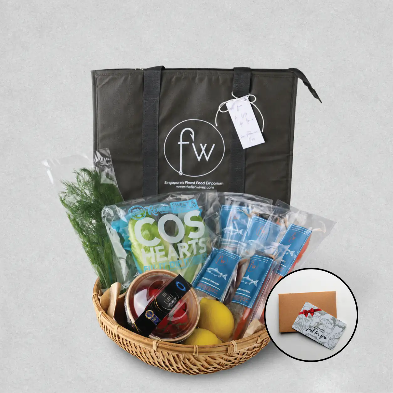 Royal Harvest NZ King Salmon Gift Hamper packaging, The Fishwives.