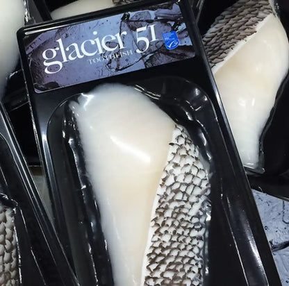 Glacier51 Patagonian Toothfish 150g - 200g Portions - WILD CAUGHT - FROZEN AT SEA - The Fishwives Singapore