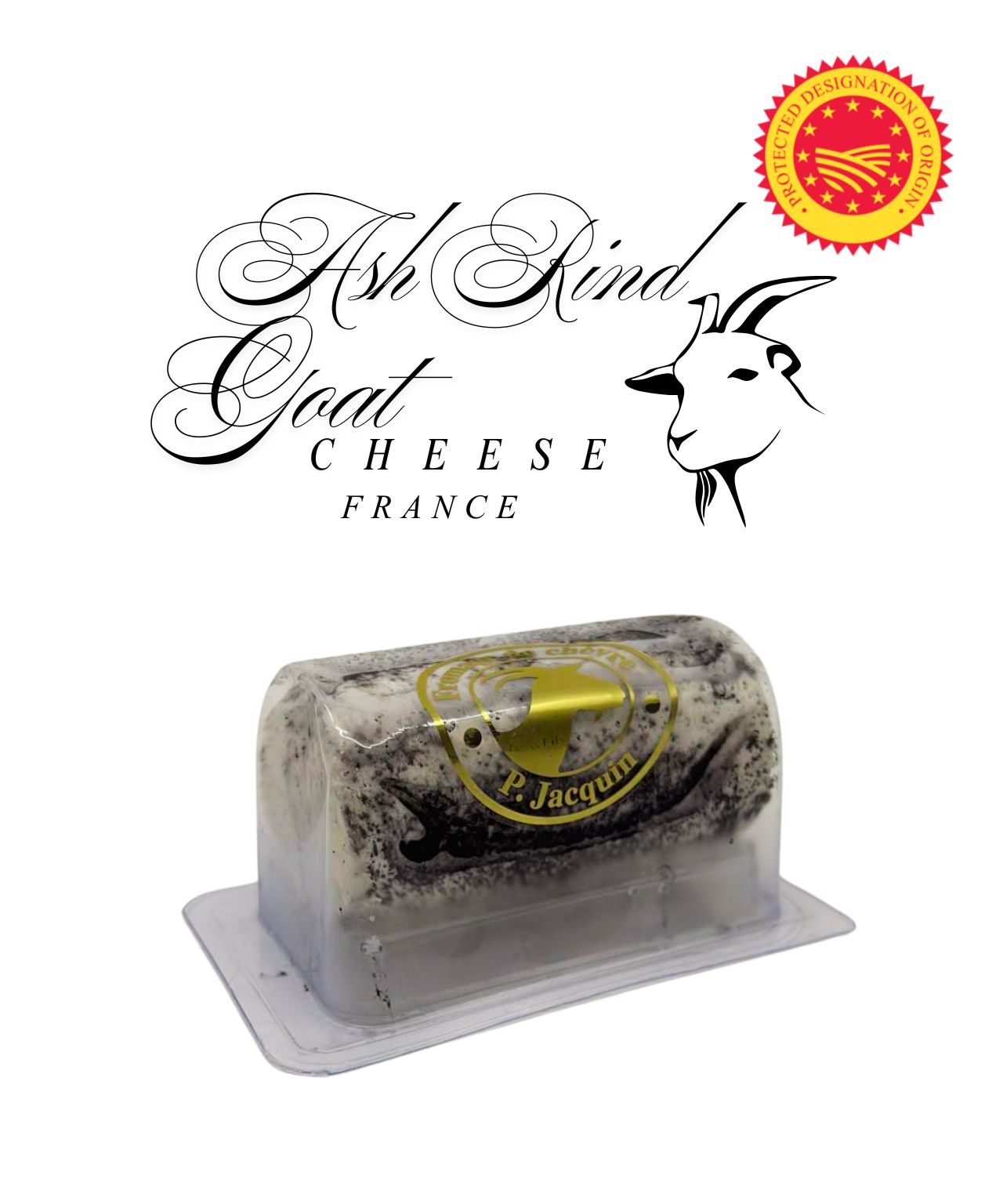 Bûchette Cendrée Jacquin – 100g French Goat Cheese with Ash Rind