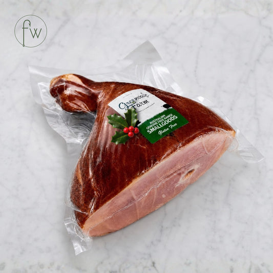 Greenvale Free Range Half Leg of Bone-In Gammon Ham (4-5kg)