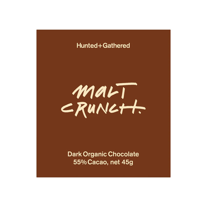 Malt Crunch 50% Cacao - Hunted + Gathered