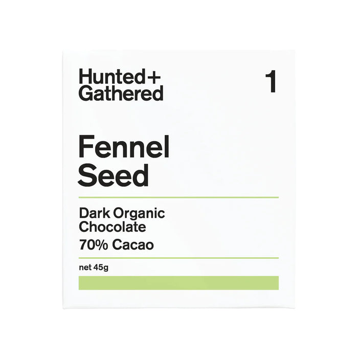 Fennel Seed 70% Cacao - Hunted + Gathered