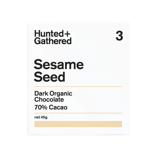 Sesame Seed 70% Cacao - Hunted + Gathered