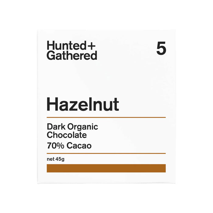 Hazelnut 70% Cacao - Hunted + Gathered