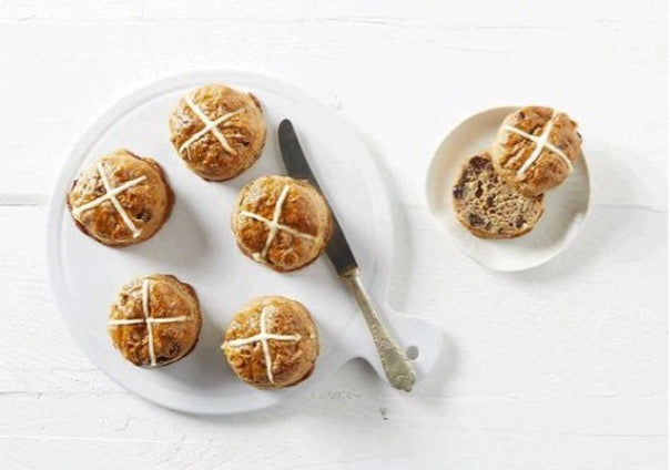 Gluten Free Hot Cross Buns (Pkt of 6) 500g - GF Precinct, Australia (FROZEN)