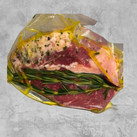 Marinated Ribeye Roast - Boneless (Olive Oil, Rosemary & Garlic)- Cape Grim Grass Fed
